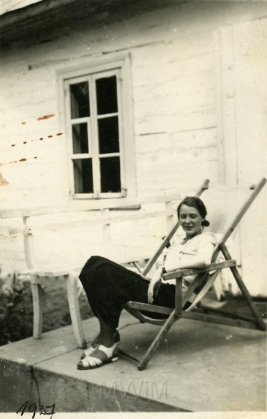 KKE 4925.jpg - Fot. Portret. Jadwiga Strumiłło, Miratycze, 1937 r.